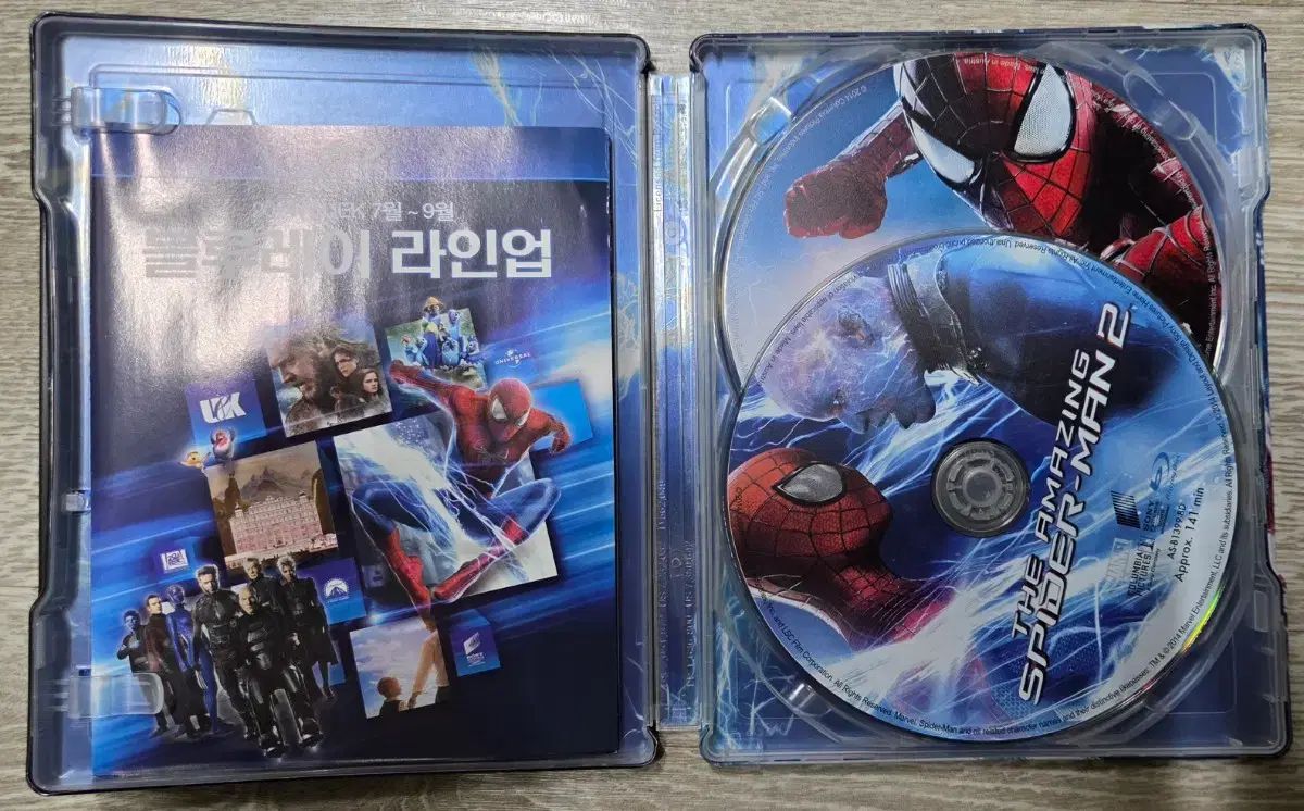 アメイジング・スパイダーマン2 スチールブック ブルーレイ (3D