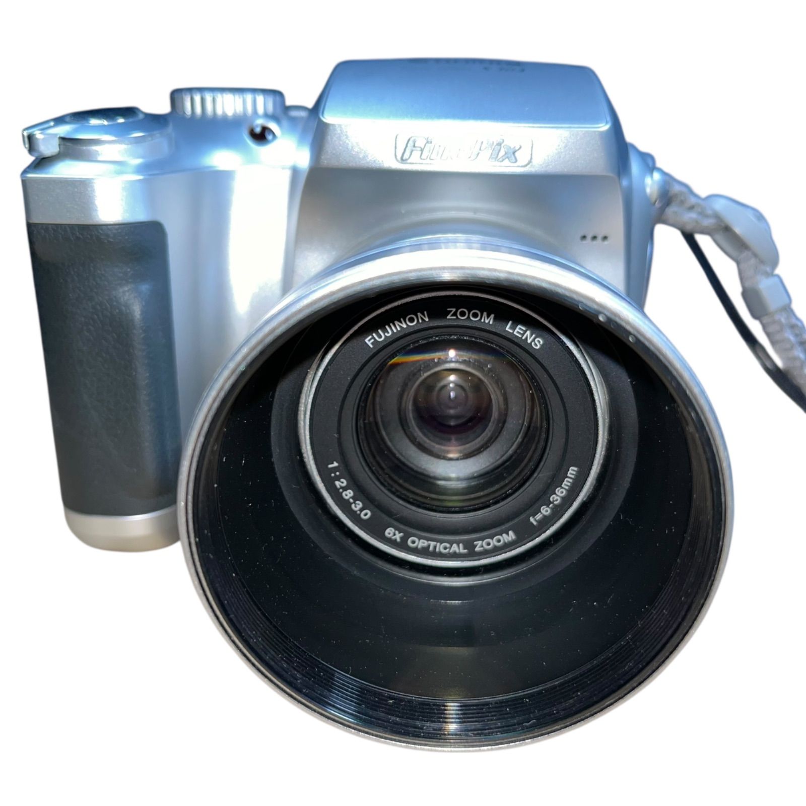 Fujifilm FinePix シルバー コンパクトデジタルカメラ 管2601-47】ジャンク☆FUJIFILM 富士フイルム Finepix S304 デジタル