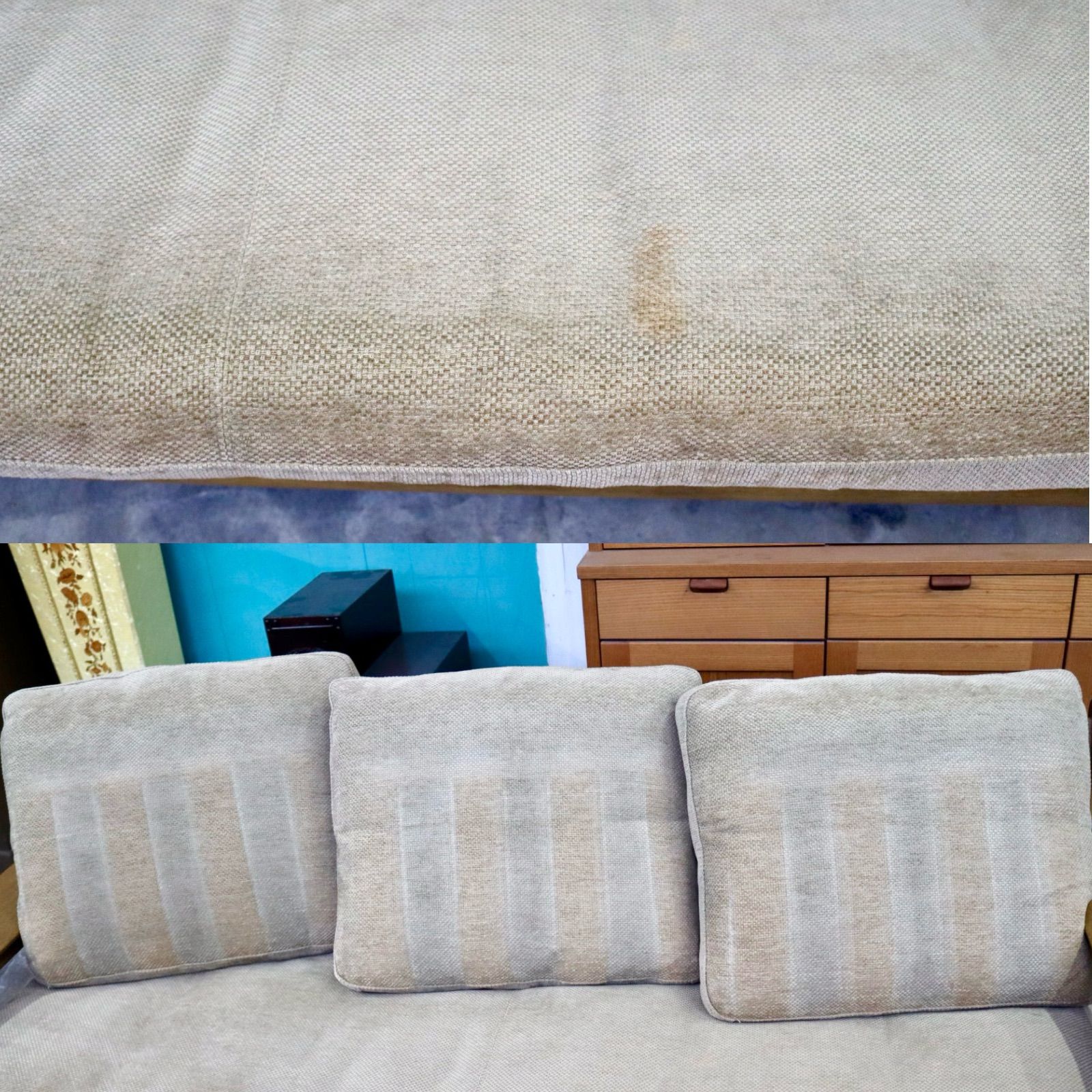  GMIK739A○karimoku カリモク 3人掛けソファ トリプルソファ アームチェア 木製 ファブリック 北欧スタイル 国産家具 省スペースソファベッド 2人掛け 3人掛けソファ ソファ ソファベッド