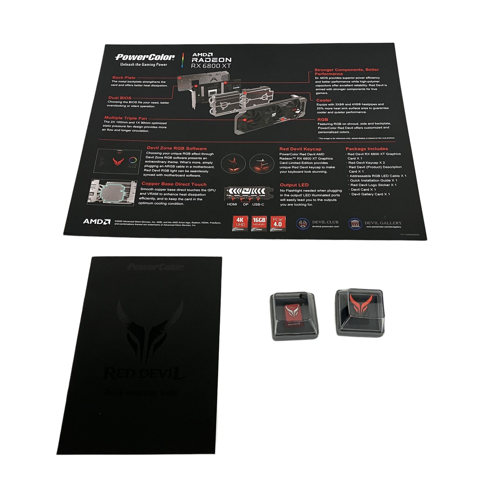 PowerColor Red Devil AMD Radeon RX 6800 XT 16GB GDDR6 グラフィック