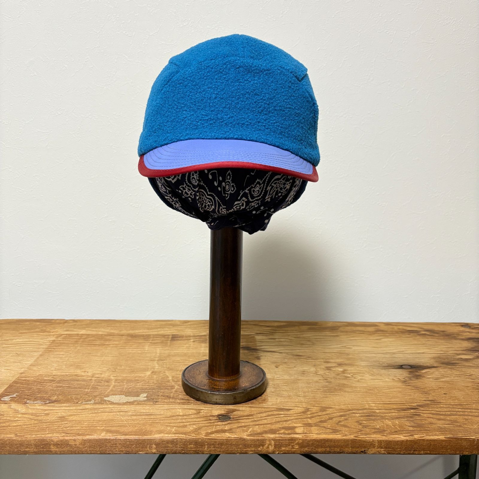 90s 1991年 USA製 patagonia Synchilla Duckbill Cap 【 blue