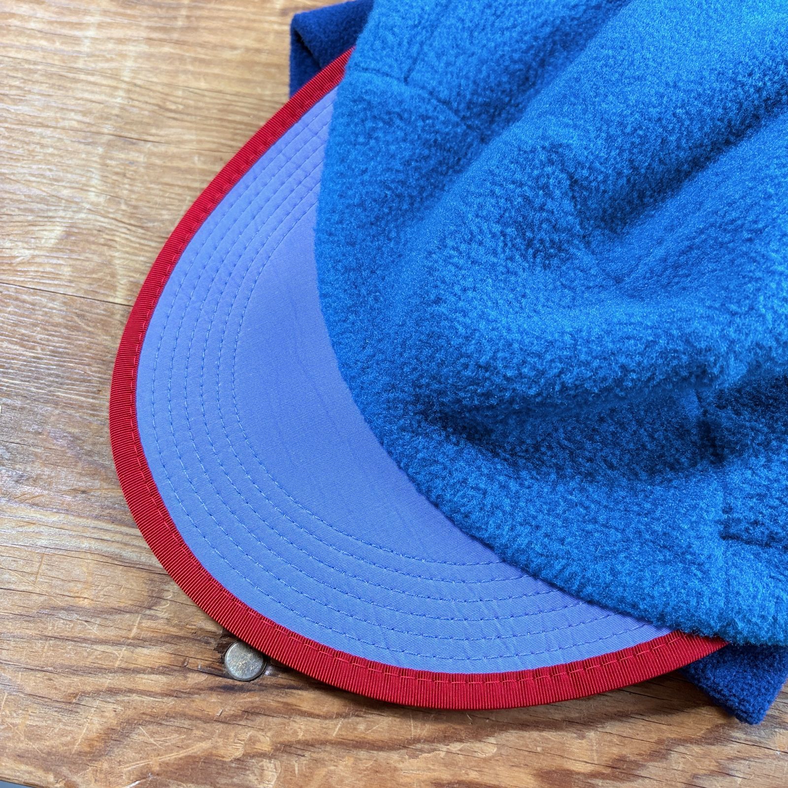 90s 1991年 USA製 patagonia Synchilla Duckbill Cap 【 blue