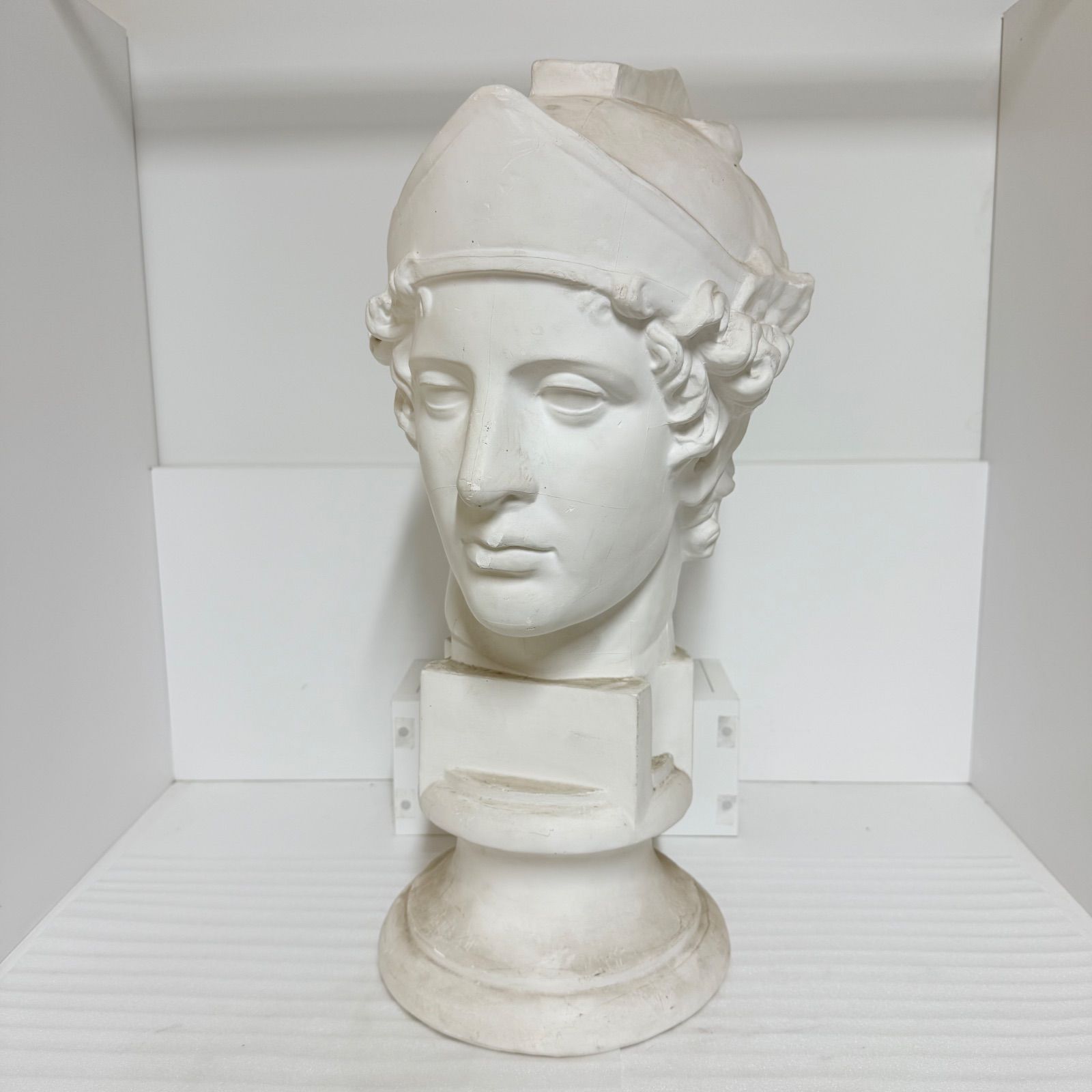 美品】マルス 石膏像 彫刻 デッサン用 美術教材 インテリア オブジェ