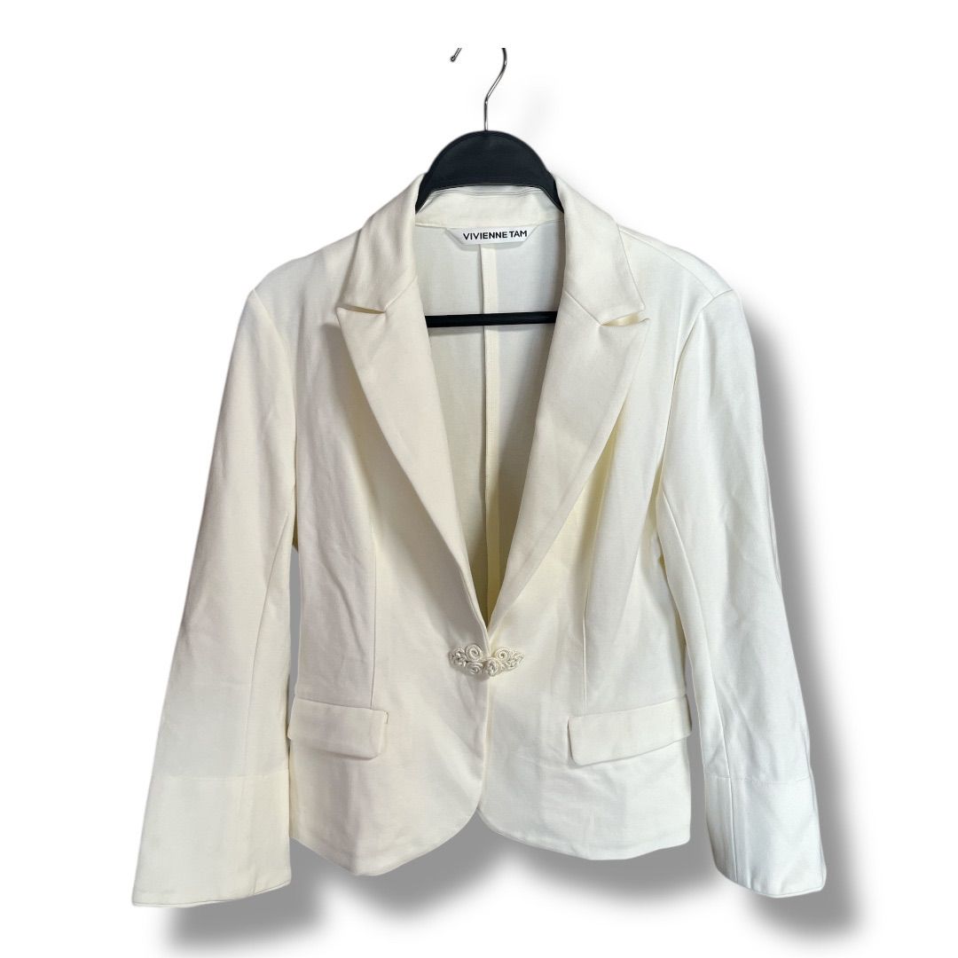 VIVIENNE TAMヴィヴィアンタム　スプリングコート　チャイナボタン　S ヴィヴィアンタム VIVIENNE TAM コート VIVIENNE TAMヴィヴィアンタム