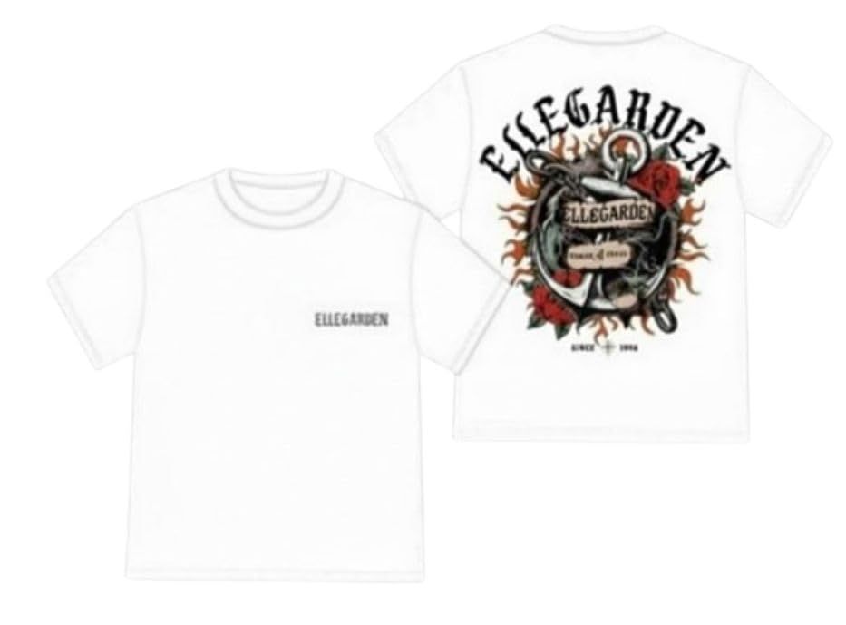 ELLEGARDEN VOYAGE Tシャツ ホワイト L ELLEGARDEN エルレガーデン エルレ グッズ voyage Tシャツ (XXL) [XXL
