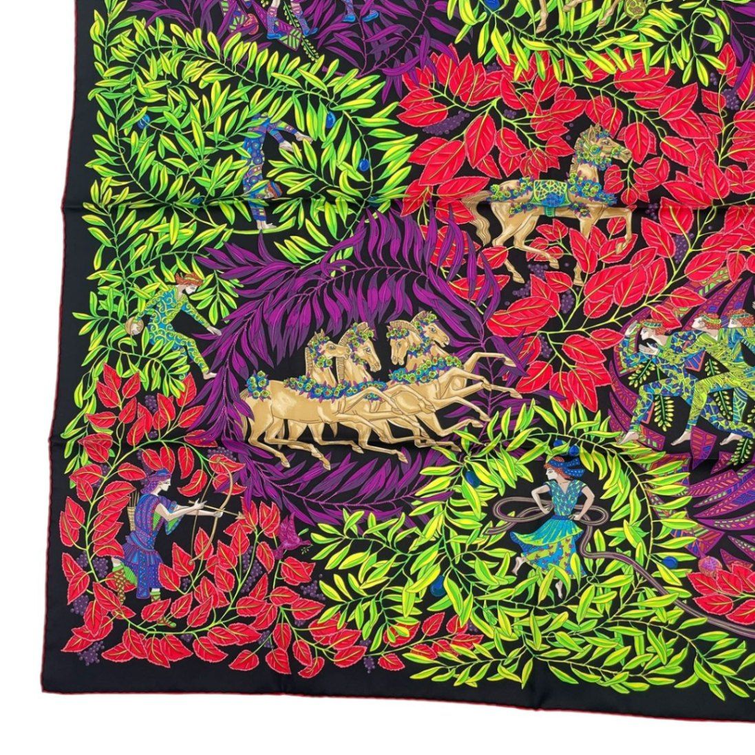 未使用品 HERMES エルメス カレ90 シルク スカーフ LA PROMENADE DE