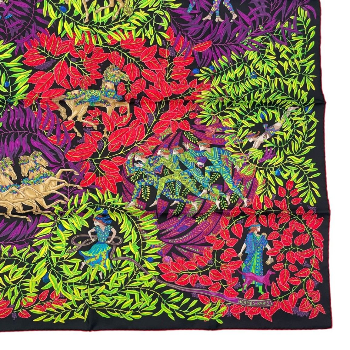 未使用品 HERMES エルメス カレ90 シルク スカーフ LA PROMENADE DE