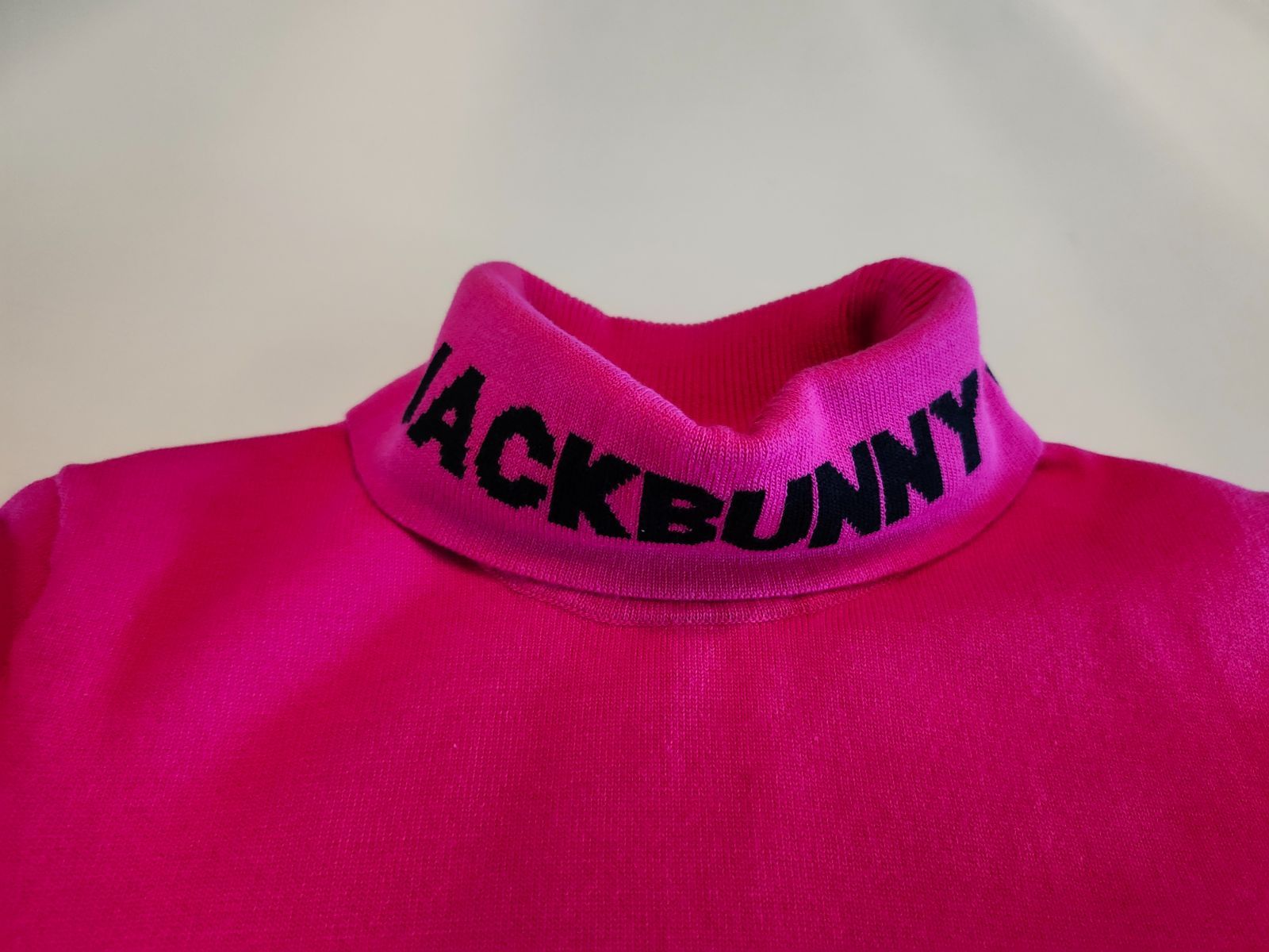 SALE！！ジャックバニー Jack Bunny!! タートルネックセーター ロゴ L