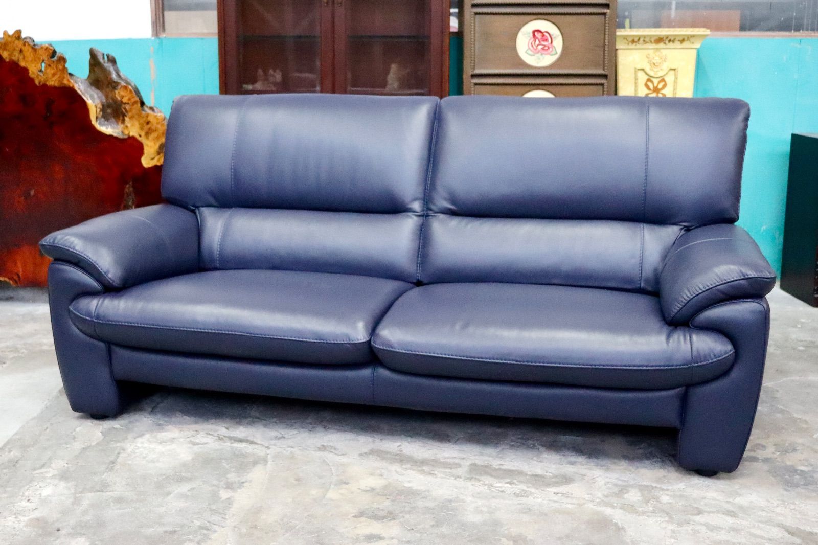 GMIK386○2人掛けソファ ラブソファ ブラウン レザー 長椅子 モダン GMIK386○2人掛けソファ ラブソファ ブラウン レザー 長椅子 モダン