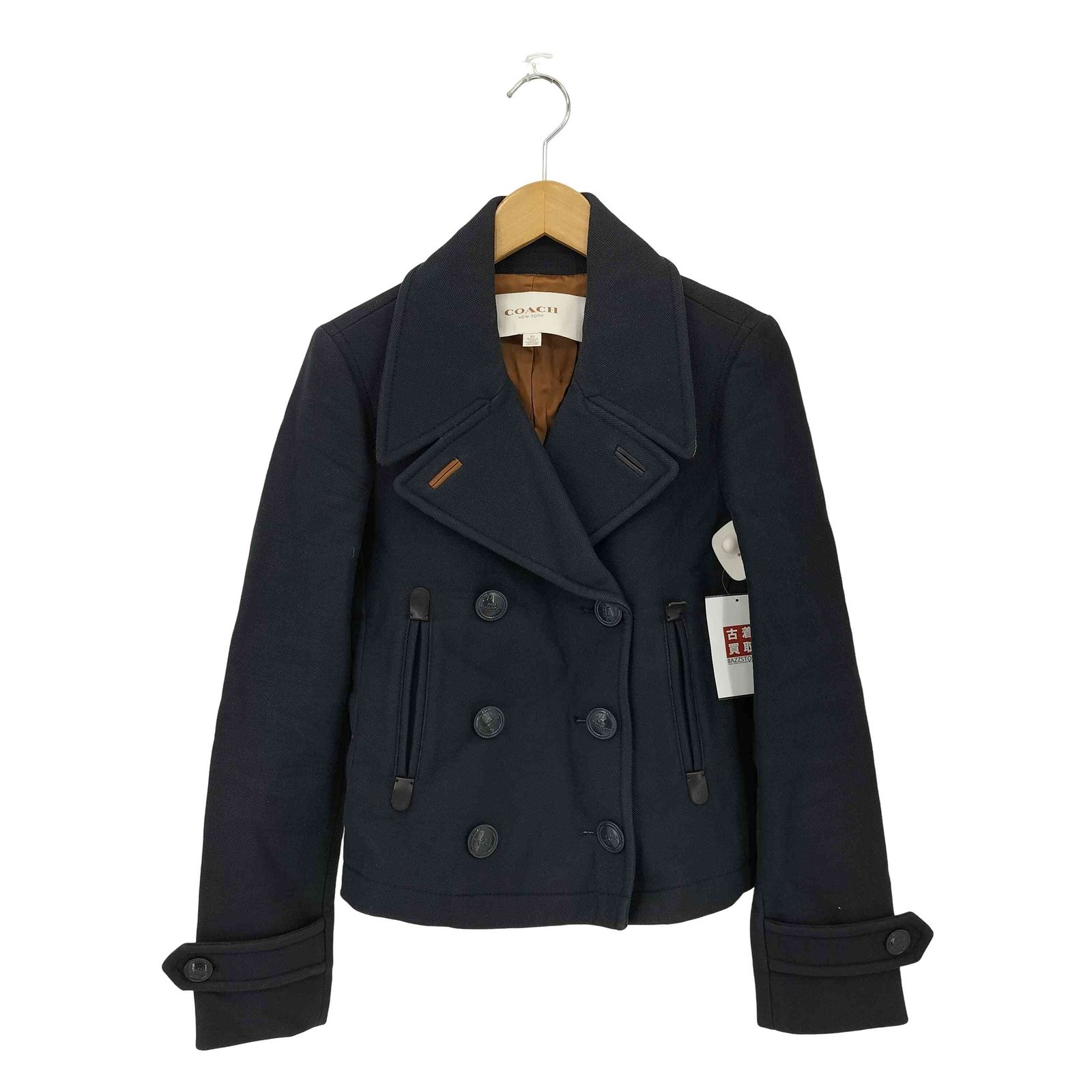 コーチ COACH ダブルライダースジャケット レディース XS - メルカリ