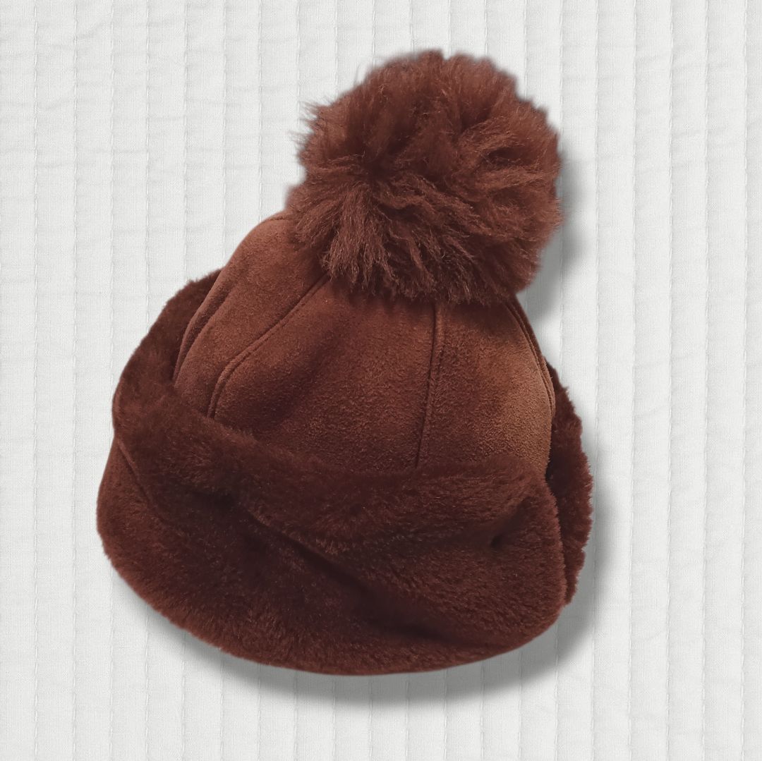 アグオーストラリア ファー 帽子 ブラウン UGG australia ファッション