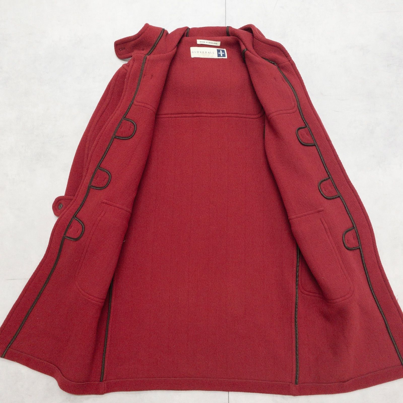 Gloverall グローバーオール ダッフルコート ヘリンボーン ロング