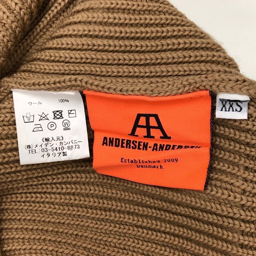 アンデルセンアンデルセン ハイゲージ ニット ラウンドネック【AFB28  