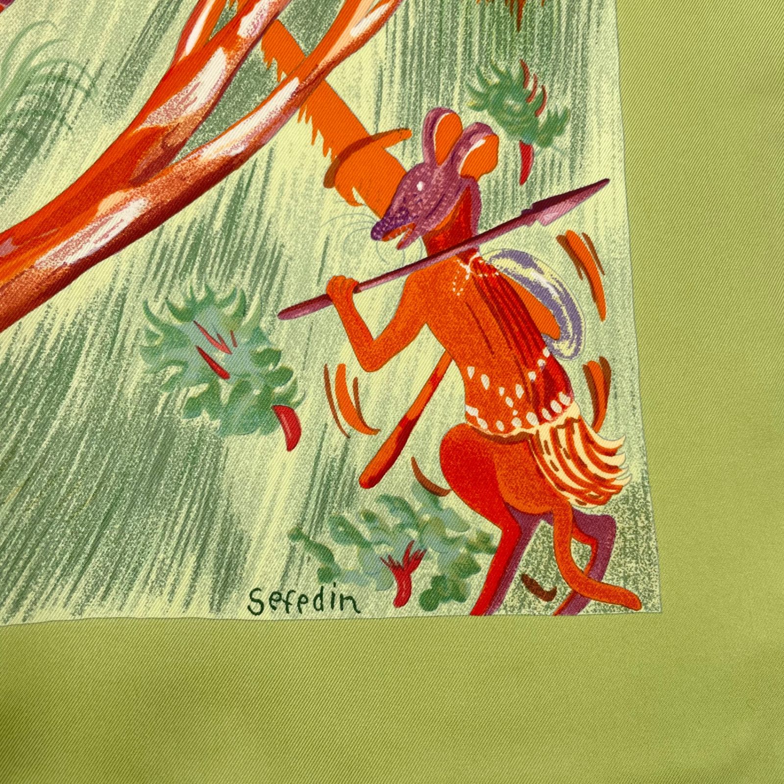 極美品 HERMES エルメス スカーフ カレ90 kuggor tree クガールツリー