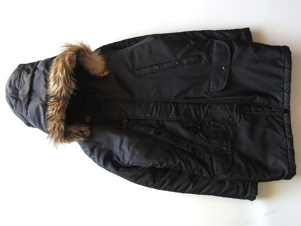 【希少】Spiewakモッズコート n-3b ブラック 黒 ファー SPIEWAK（スピワック） ミリタリージャケット モッズコート N-3B