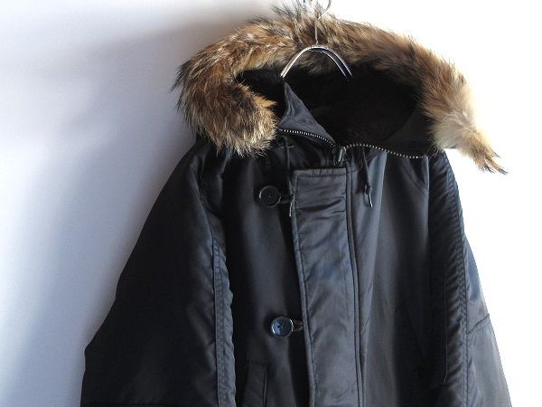 【希少】Spiewakモッズコート n-3b ブラック 黒 ファー 希少モデル 廃盤 USA製 ビンテージ SPIEWAK スピワック ファー取外可 N