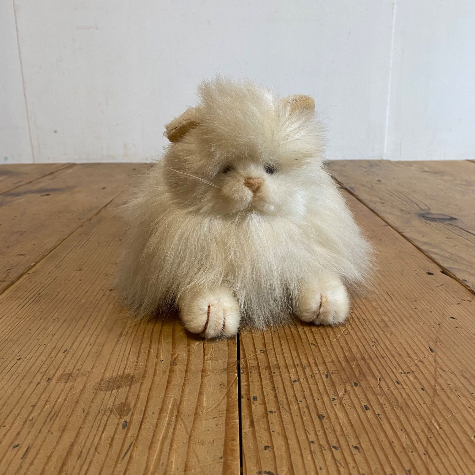 ヴィンテージ アバンセ ペルシャ猫 ぬいぐるみ 当時物 希少 y499