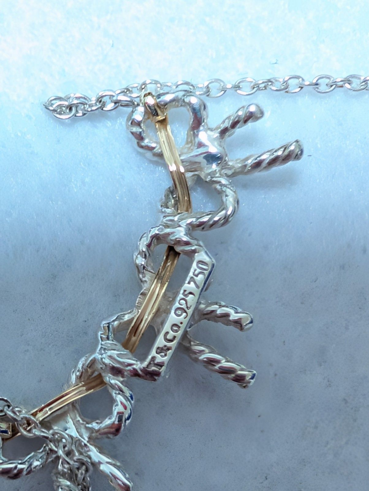 美品 TIFFANY & CO. ティファニー トリプル ツイスト リボン 3リボン 