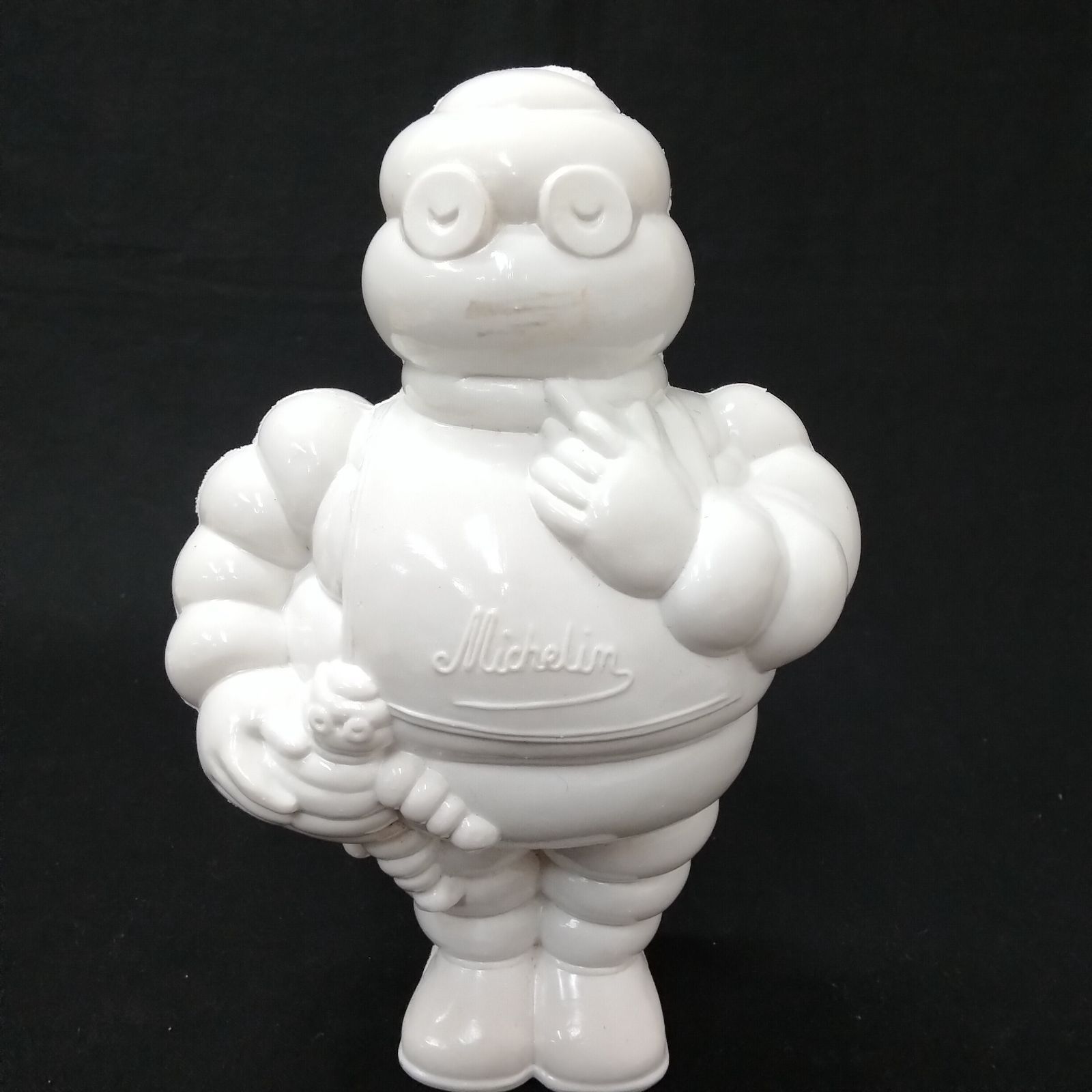 ミシュランマン ビバンダム 6点セット 音の鳴るフィギュア ゼンマイ仕掛け人形 キーホルダー 缶バッジ シール AYM 1 16 E