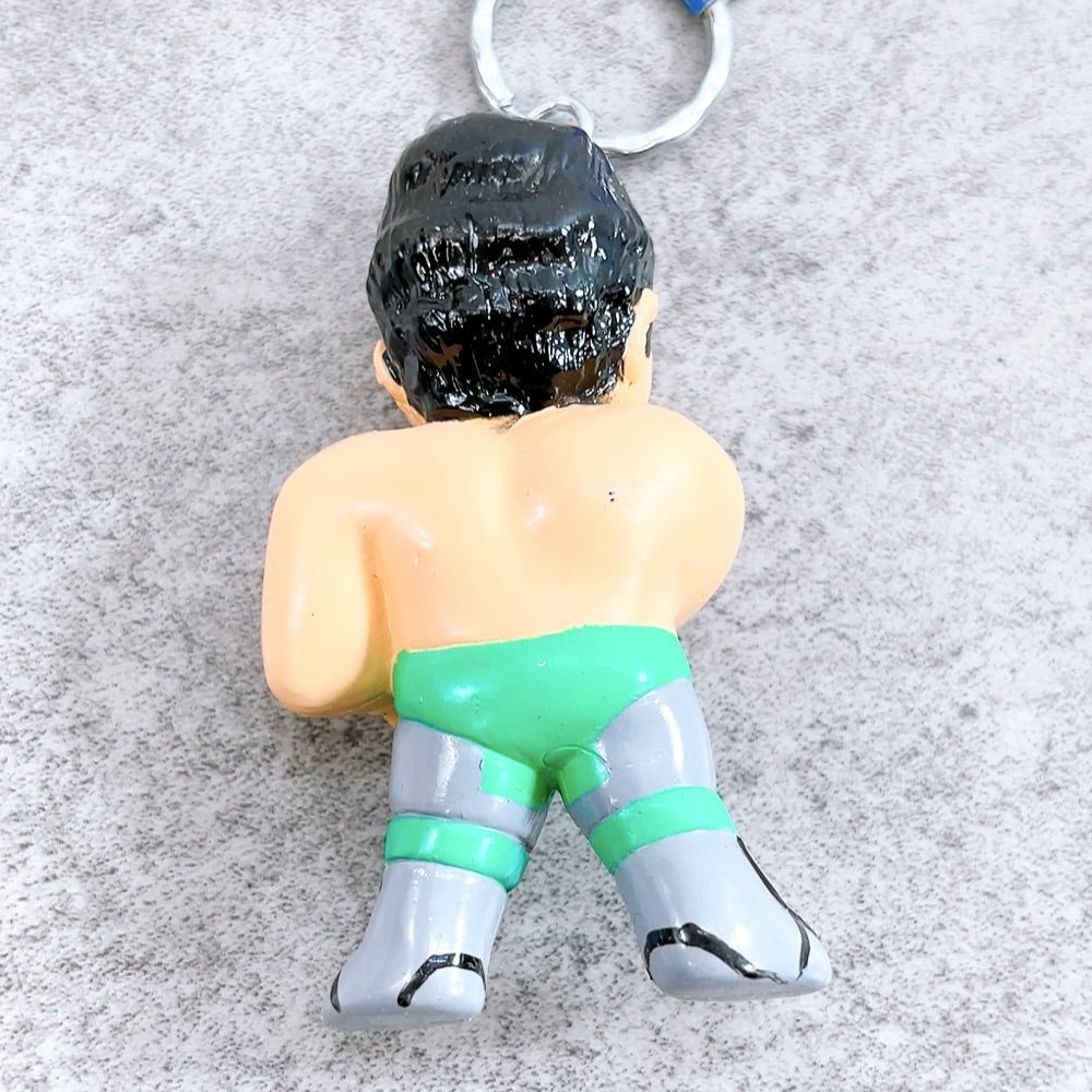 旧全日時代　三沢光晴選手　キーホルダー H-489 全日本プロレス 三沢光晴 フィギュアキーホルダー 青タグ