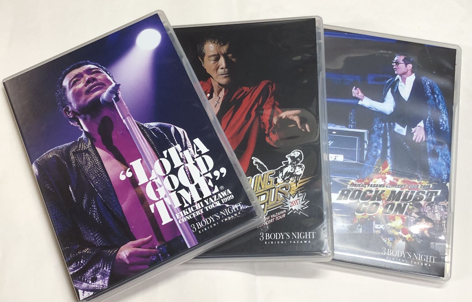 ◇3 BODY'S NIGHT 矢沢永吉 DVD 3本組 - メルカリ