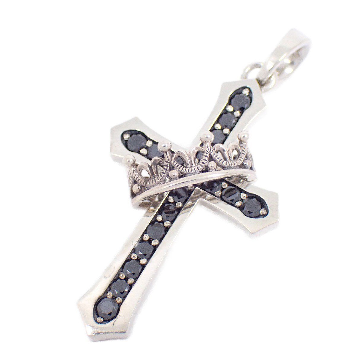 ジャスティンデイビス　CROSS WITH CROWN/STONE ペンダント CROSS with CROWN/STONE ペンダント | ジャスティン デイビス（JUSTIN