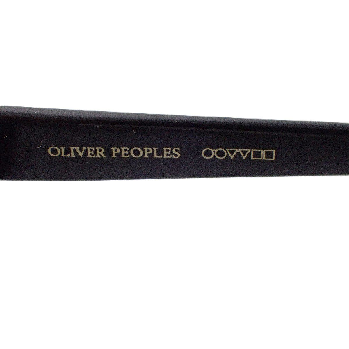 OLIVER PEOPLES オリバーピープルズ メガネ メガネフレーム Bennie ブラック系 度入り OLIVER PEOPLES オリバーピープルズ メガネ メガネフレーム Bennie