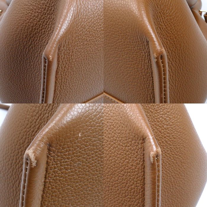 POLENE Numéro Neuf 2Wayショルダーバッグ ブラウン レディース 中古