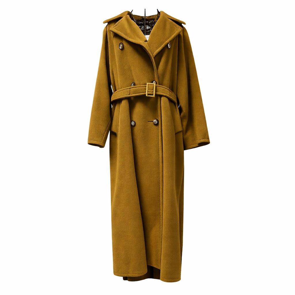 Max Mara マックスマーラ ウールカシミヤ ロングコート キャメル