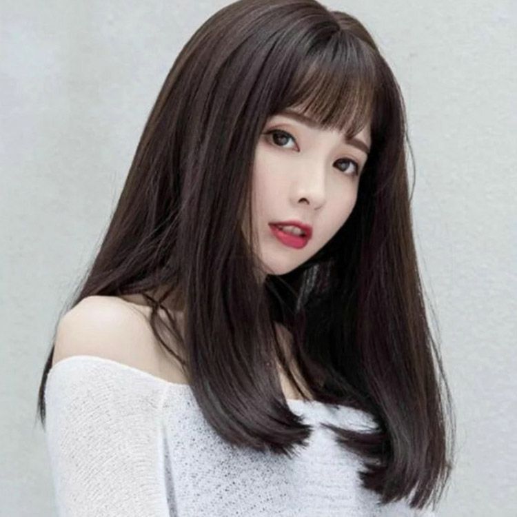 送料無料 フルウィッグ ロング ストレート セミロング フルウィッグ