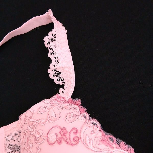 ♪[格安]37[Ⅰ85&LL]脇高ブラ ショーツ セット Elegant パステルピンク