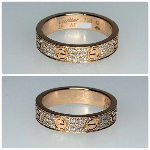 CARTIER カルティエ ラブ リング スモールモデル B4085849 750PG 88P