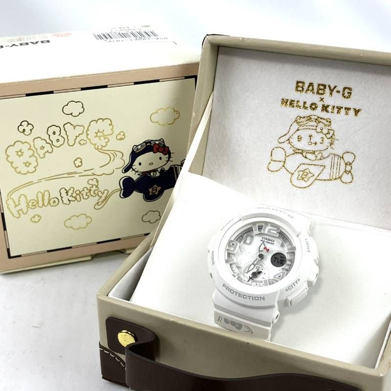 ハローキティ ホワイト白 Gショック風 腕時計 限定 海外 コラボ ハローキティ ホワイト白 Gショック風 腕時計 限定 海外 コラボ ハロー