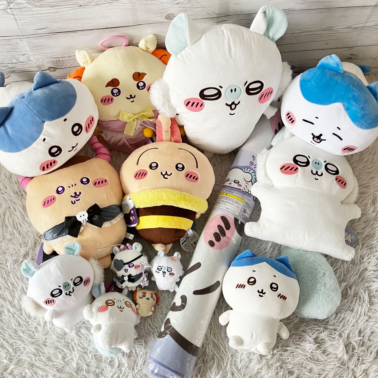 ちいかわ ぬいぐるみ 大量まとめ売り モモンガ ラグマット 14点セット 