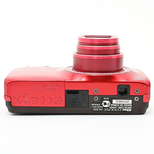 良品＞ Nikon COOLPIX S6300 アーバンレッド｜光学10倍ズーム搭載