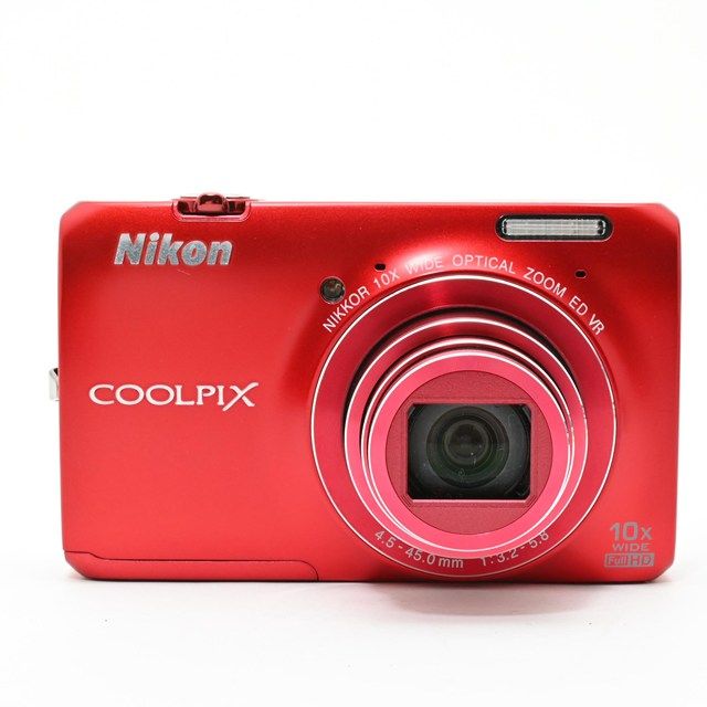 良品＞ Nikon COOLPIX S6300 アーバンレッド｜光学10倍ズーム搭載