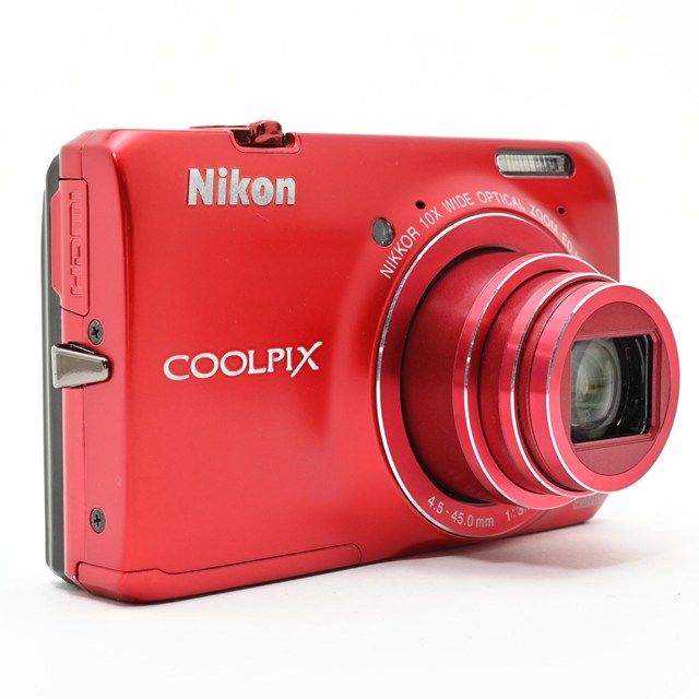 良品＞ Nikon COOLPIX S6300 アーバンレッド｜光学10倍ズーム搭載