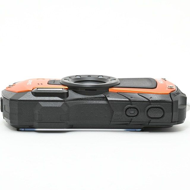 美品＞ RICOH WG-80 ORANGE｜本格防水デジタルカメラ｜14m防水・耐衝撃