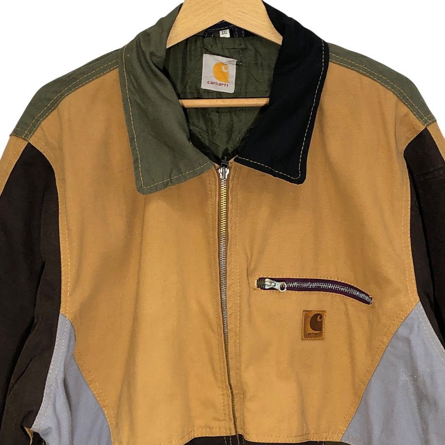 carhartt ダックジャケット　リメイク Carhartt Duck Active Jacket- リメイク – HARAJUKU GARAGE 原宿自動車