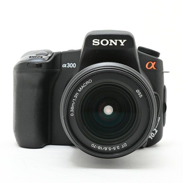 良品＞ SONY α300 18-70mm レンズキット DSLRA300K｜APS-C対応デジタル