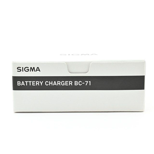 ＜未開封品＞ SIGMA バッテリーチャージャー BC-71｜純正充電器｜対応バッテリー専用設計｜安心の未使用新品｜予備・買い替え用に最適