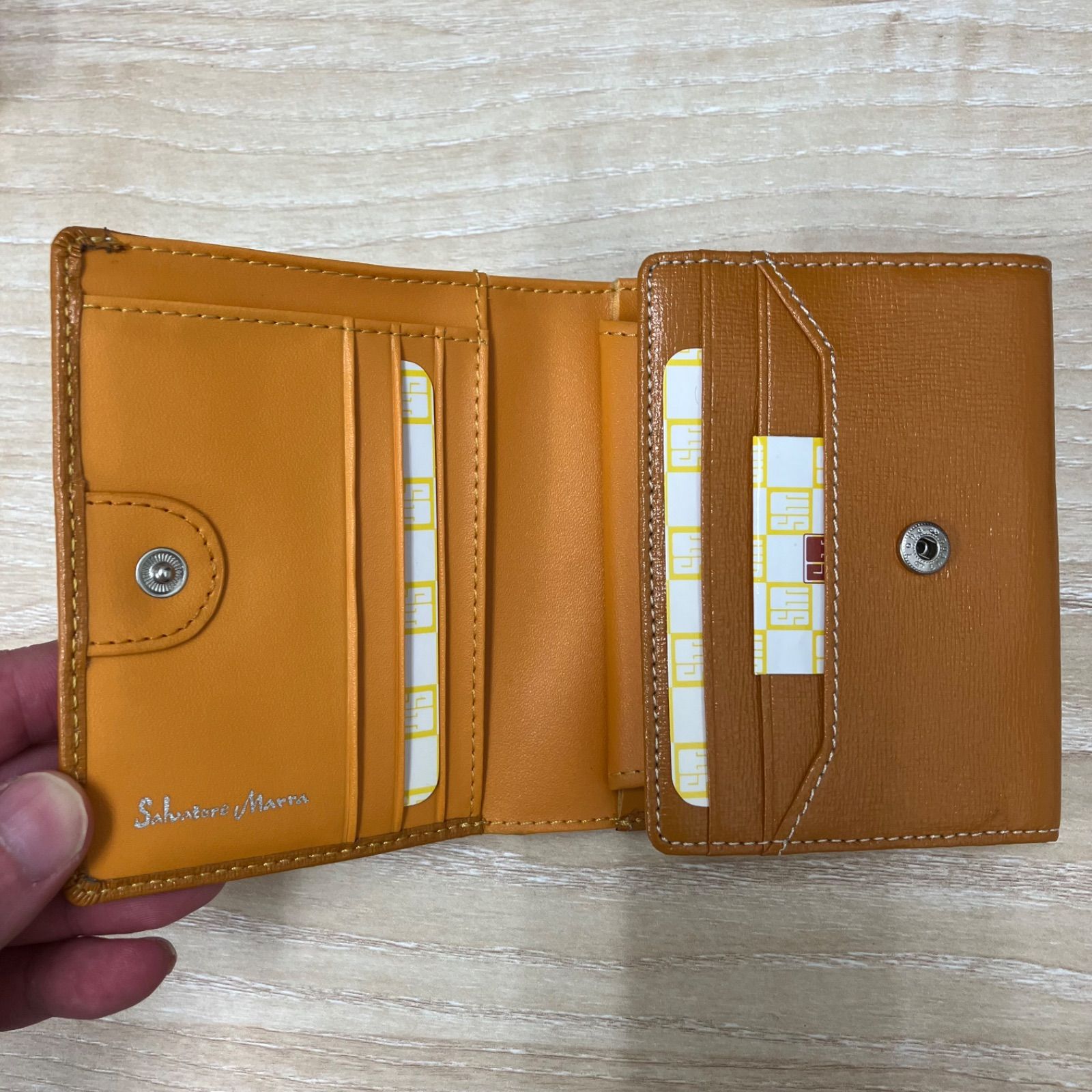 未使用】Salvatore Marra サルバトーレマーラ 二つ折り財布 コンパクト 