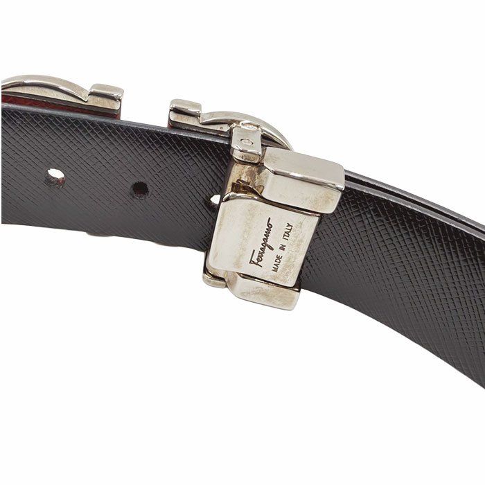 Salvatore Ferragamo フェラガモ ガンチーニ ベルト レッド レディース
