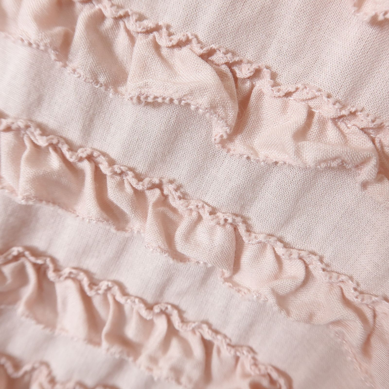 極美品】ピンクハウス☆フリルたっぷり&リボン♪ローンタブリエ