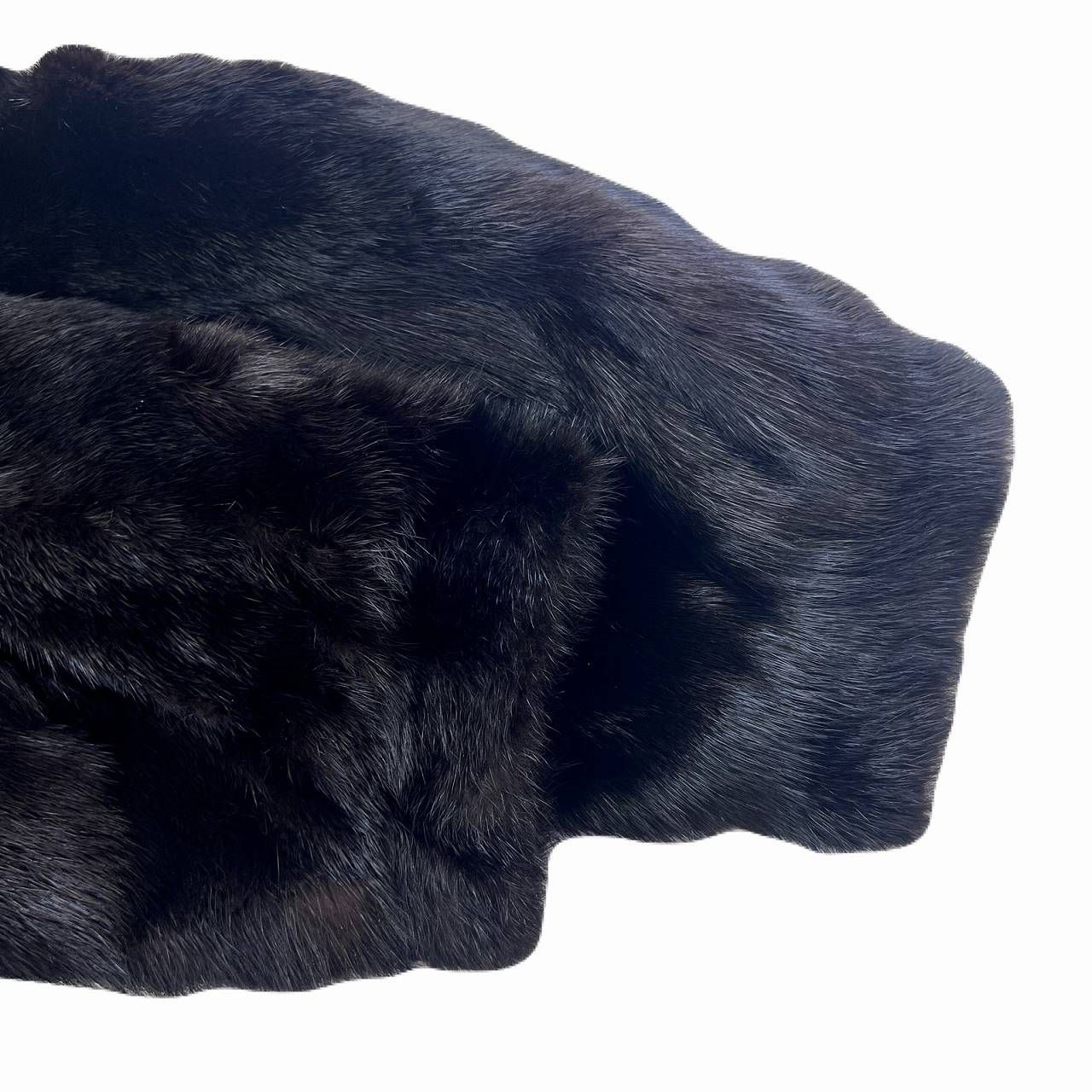 CERCRE ミンクコート レディース 15号 ブラック ファーコート リアル