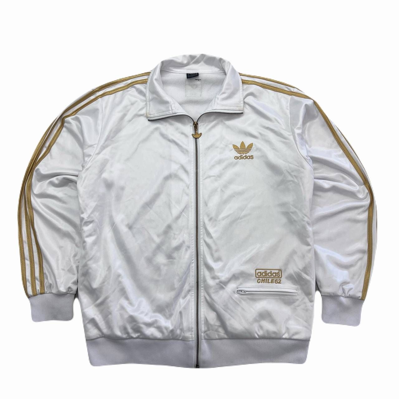 アディダス トラックジャケット メンズ XL ホワイト CHILE62 ジャージ