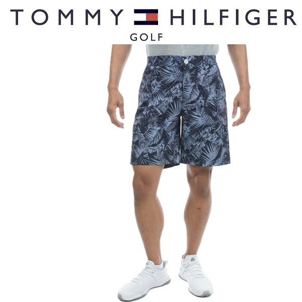 トミーヒルフィガー ゴルフ メンズ リーフプリント ショートパンツ