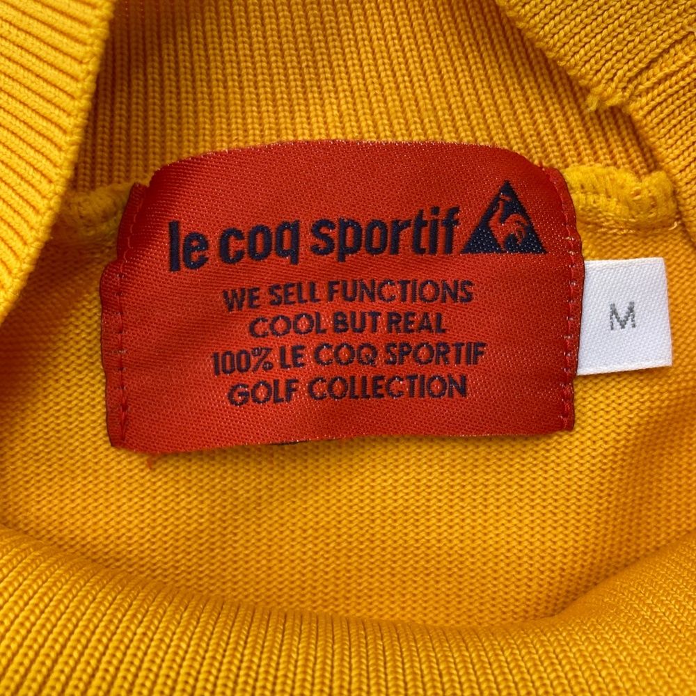 サイズ：M LE COQ GOLF ルコックゴルフ モックネック ニットセーター