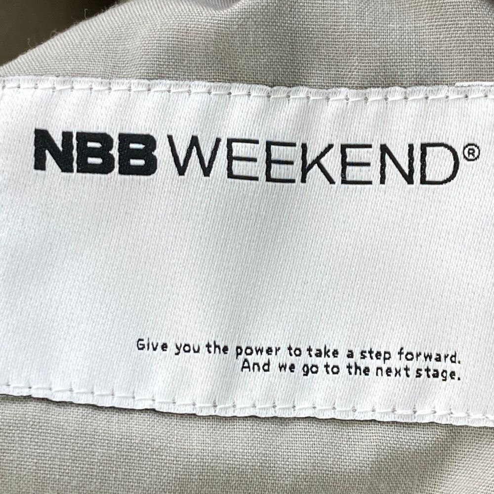 NBB WEEKEND スカート　サイズ1 サイズ：1 NBB WEEKEND エヌビービーウィークエンド ナイロン ジップ
