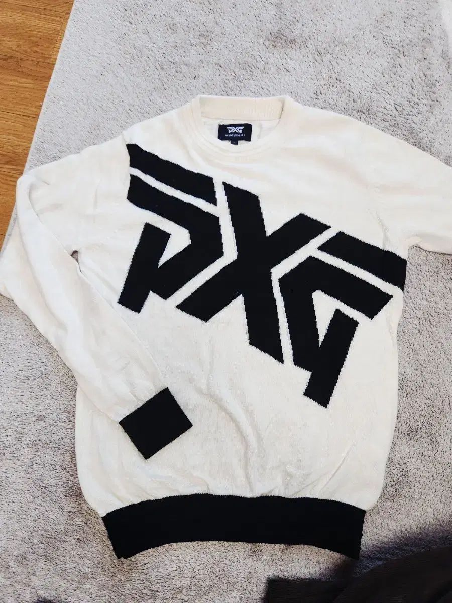 【美品】PXG レディース セーター M 黒・白 PXG レディース 白 黒 ロゴ ニット -55 オススメ - メルカリ